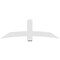 Ekena Millwork Bellingham Architectural Grade PVC Gable Bracket, 72"W x 24"H x 4"D x 6"F, 8/12 Pitch GBP072X24X0406BEL00 - alternate 2